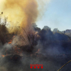 Imatge de l'incendi que s'ha produït aquest matí.