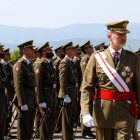 El rei Felip VI a l'entrega de despatxos a l'Acadèmia militar de Talarn.