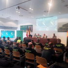 Agents de la Guàrdia Civil en l'acte d'inauguració del curs a Tarragona.