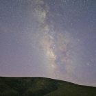 Pluja d'estrelles 'Eta Aquàridas', procedent del cometa Halley, al Barranco de Ajuy municipi de Pájara (Fuerteventura).