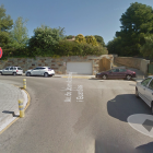 Imagen de una de las calles de Tarragona 2, con una curva estrecha que no permite girar un autobús.