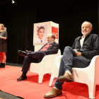 Sandra Guaita, Miquel Iceta y Joan Ruiz, ayer en la Sala Santa Llúcia de Reus.