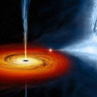 Imatge d'arxiu d'una recreació artística de la NASA d'un forat negre anomenat Cygnus X-1.