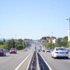 Imatge d'arxiu de l'N-240, on s'ampliaran voreres i s'instal·larà un nou carril bici.