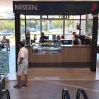 El nou quiosc de Nescafé aLa Fira Centre Comercial.