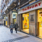 La botiga Tir Sport, ubicada al número 3 del carrer Comte de Rius, a Tarragona.