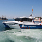 La unitat marítima dels Mossos treballa amb una embarcació pròpia des d'aquest juny.