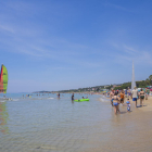 Imatge d'arxiu de la platja Llarga de Tarragona durant l'estiu passat.