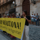 Unes 250 persones reclamen polítiques socials a Valls per fer front a la marginalitat del barri Antic.