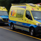 Imagen de dos ambulancias del 061 en Galicia.