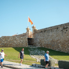 Imatge del Fortí de Sant Jordi, una fortificació construïda durant la Guerra de Successió, al segle XVIII prop de la platja del Miracle.