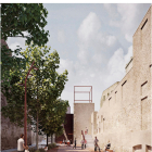 Recreació del projecte de recuperació i urbanització de la muralla de Sant Francesc.