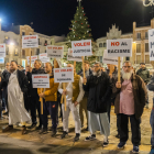 Imatge de les protestes a Reus per denunciar la deportació de Badaoui.