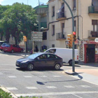 Avenida Catalunya con calle Maria Cristina.