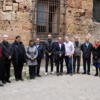 Els diferents representants de les entitats implicades en el nou projecte de recerca a la Catedral de Tarragona.