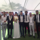 Molina, la núvia i alguns dels convidats