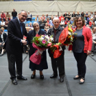 Homenaje al hombre y a la mujer más mayores de Reus, en el marco de la Festa de les Persones Grans