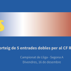 Sorteamos entradas por|para el CF Reus - Elx CF