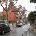 El carrer de la Vicaria a la urbanització Pàmies.