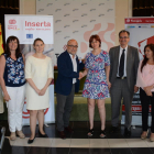 Fotografia de grup amb els tècnics de Tarragona Impulsa, Inserta Empleo i la Fundación ONCE.