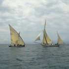 Cinco de las barcas participantes eran de Calafell mismo.