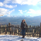 Anna Montané en Zakopane, en el sur del país, con las primeras nevadas de la temporada.