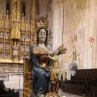 La imatge de la Mare de Déu del Claustre.