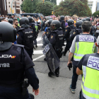 Imatge de les actuacions policials de l'1 d'octubre a Tarragona.