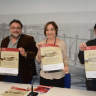 Les visites s'han presentat aquest dimarts i ho han fet Joan Menchon, arqueòleg municipal, la consellera Begoña Floria i Jordi Abelló tècnic de Patrimoni.