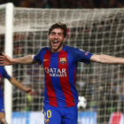 Sergi Roberto acaba de marcar un gol que li ha obert les portes de la història del barcelonisme.