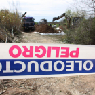 Imagen del escape de queroseno del Rourell en marzo del 2013.