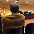 Imagen del exboxeador durante el juicio en la Audiencia de Girona.