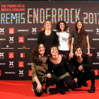 El grup Roba Estesa, que s'ha fet amb quatre guardons aquesta nit als Premis Enderrock 2017.