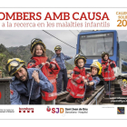 Imagen de la cubierta del calendario solidario de los Bomberos