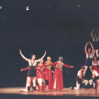 Seqüència de la primera representació del Retaule de Santa Tecla, l'any 1991.