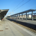 Imagen de archivo de la estación de tren de Cunit.