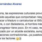 Mensaje de Alejandro Fernández sobre los polémics carteles de Arran.