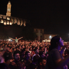 Els concerts a l'aparcament del Barri Vell són els més multitudinaris del Sant Joan vallenc.