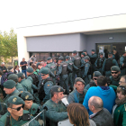 Imatge de la Guàrdia Civil a Garrigàs, a l'Alt Empordà, el passat 1-O