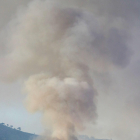 Imagen de archivo de un incendio en Tivenys durante este verano.