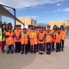Escolars que van visitar la planta d'SCA Valls l'any passat com a part del projecte APQUA.