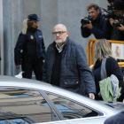 Lluís Corominas llegando al Tribunal Supremo, este 9 de noviembre.