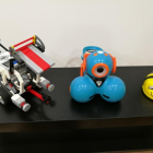 Imagen de pequeños robots que utilizaran los alumnos.