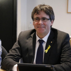 Imatge del cap de llista de JxCat, Carles Puigdemont.
