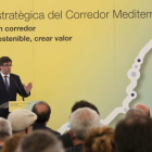 Puigdemont reivindica que el Corredor Mediterrani és una «prioritat inajornable»
