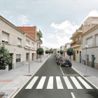 Imagen virtual del estado que tendrá la calle Almirall Requesens una vez acaben los trabajos.