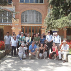 El grup i Bugueras, ahir a l'Institut Pere Mata, a Reus.