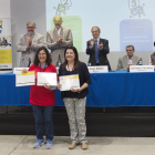 Isabel Molina i Lurdes Salvadó, durant l'entrega de guardons de The Fonix.