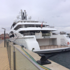 El vaixell, al Port de Tarragona.