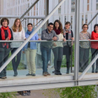 El doctor Sergi Nasarre (el primero de la izquierda) y su equipo han trabajado durante siete meses en este estudio.